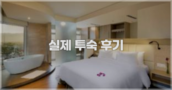 💬 실제 투숙 후기