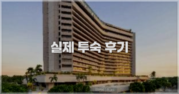 💬 실제 투숙 후기