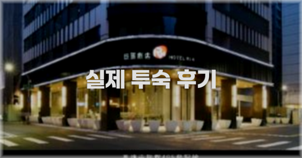 💬 실제 투숙 후기